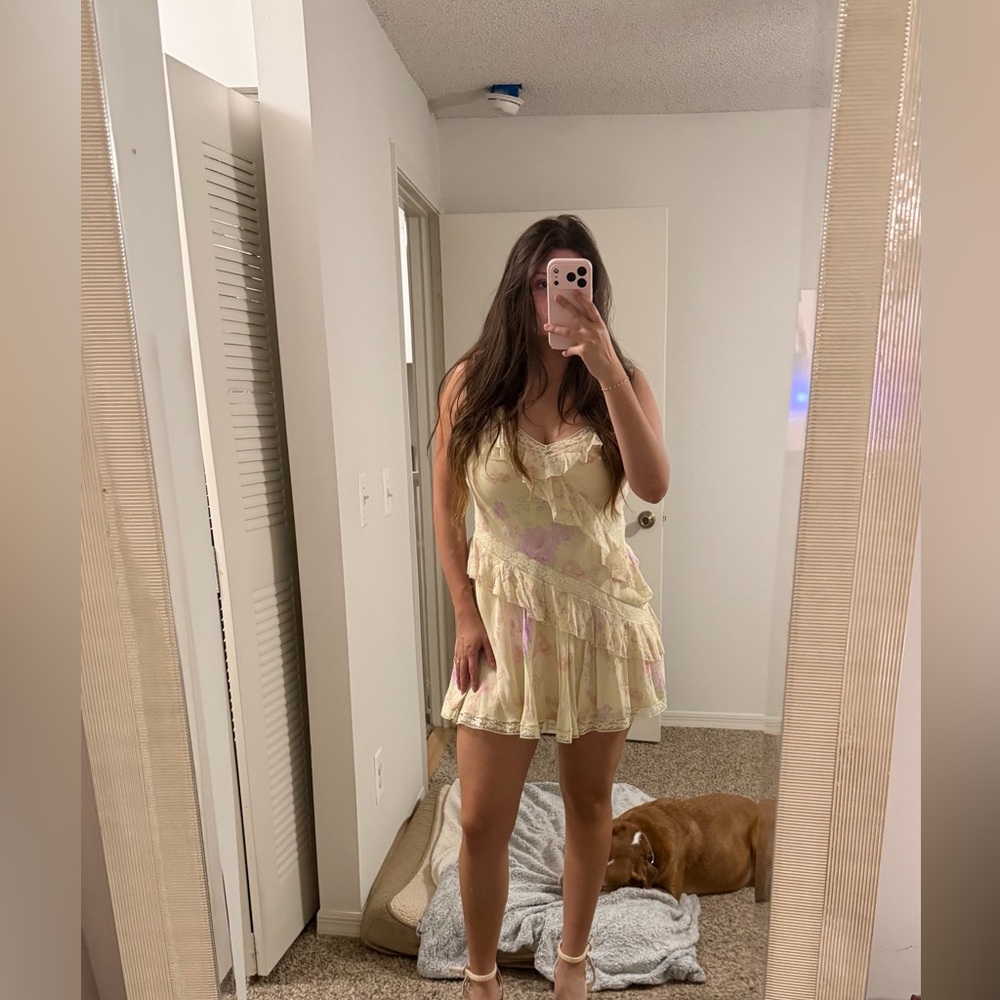 LoveShackFancy Serima Dress in Sunny Pop - Picture 3 of 3